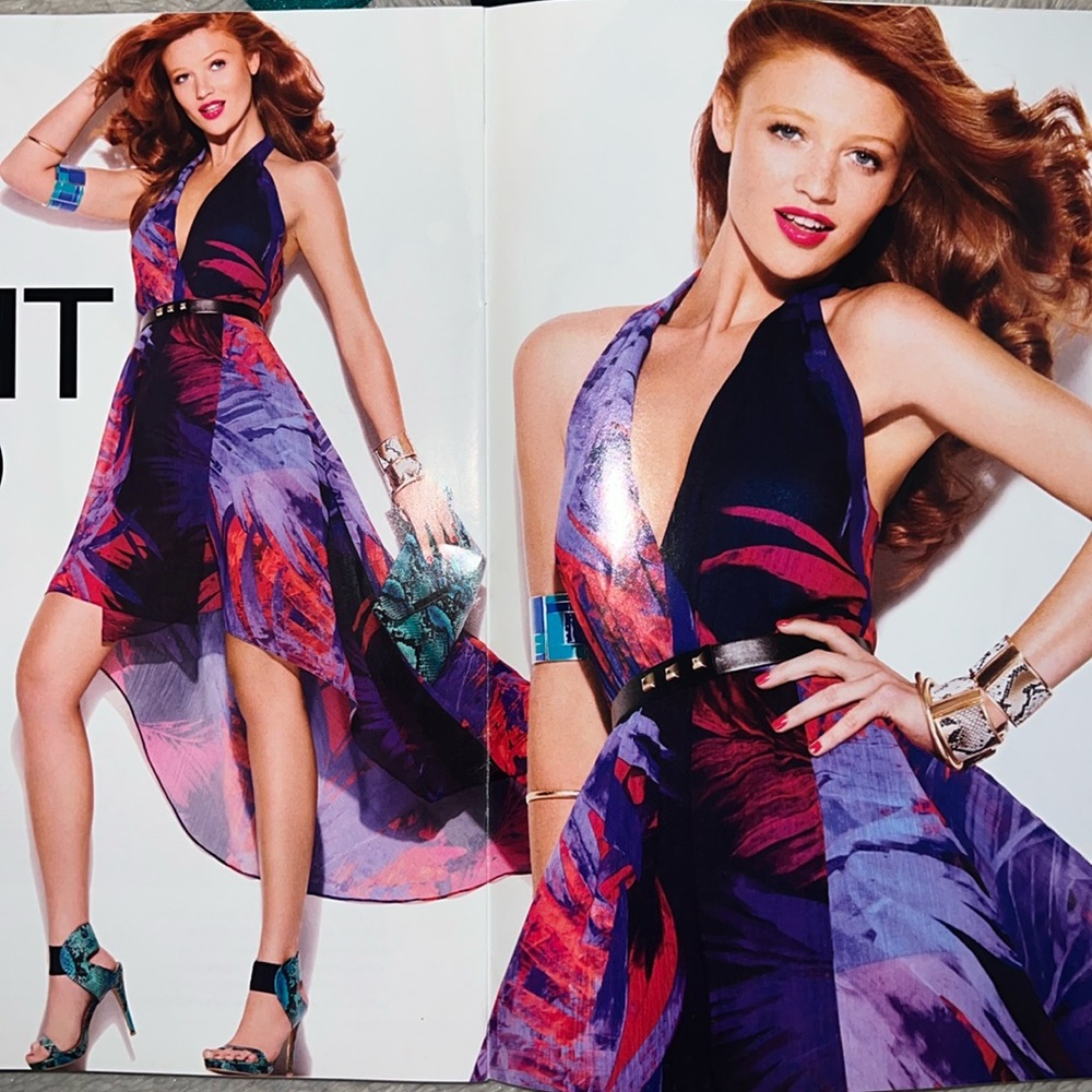 BEBE Halter print Hilo maxi dress - Picture 4 of 9